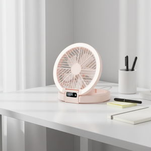 Ventilateur de bureau mini haute puissance pour extérieur avec lumière LED - Promotion - Product Image 1