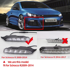 Luz Diurna DRL Blanca con Señal Amarilla para VW Volkswagen Scirocco R Line 2010 2011 <span class=keywords><strong>2012</strong></span> 2013 2014 - Product Image 3