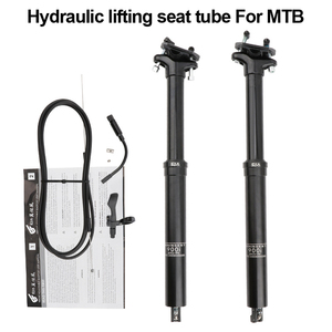 Tija de sillín MTB Dropper ajustable para bicicleta de montaña, con cableado interno, distancia de recorrido de 30.9/31.6 mm, 100 mm/125 mm - Product Image 2