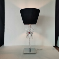 Lampes de table en cristal pour la décoration intérieure, design d'intérieur, luminaires de table en cristal de luxe