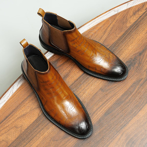 Zapatos Casuales Formales de Negocios para Hombre DSYX, Transpirables, de Moda, de Cuero Genuino, Sin Cordones, Ligeros, Antideslizantes para Exteriores - Product Image 3