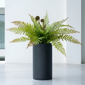 Artigianale realistico appesa artificiale Fern vite per interni finto verde fogliame in plastica per decorazione da Wedding - Product Image 1