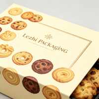Boîte à tiroir pour emballages de pâtisseries de haute qualité avec impression de logo personnalisé, boîte d'emballage en papier alimentaire pour biscuits
