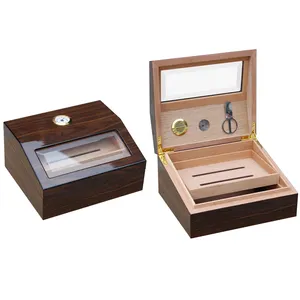 Caja de cigarros de madera de lujo personalizada de fábrica