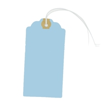 Étiquettes cadeaux en papier avec ficelle et œillet renforcé, étiquettes de prix inscriptibles, étiquettes d'expédition, étiquettes d'inventaire, vierges, grand format