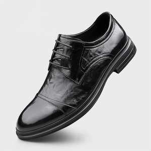 Zapatos Oxford Formales de Cordones para Hombre, Parte Superior de Cuero Genuino, Puntera de Cuero Vacuno Suave, Zapatos de Negocios - Product Image 3