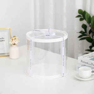 <span class=keywords><strong>กล่อง</strong></span><span class=keywords><strong>เค้ก</strong></span><span class=keywords><strong>ทรง</strong></span>กระบอกสามชั้นสีทองขาว ขนาด 6 8 10 12 นิ้ว สำหรับตกแต่งงานวันเกิด พร้อมฝาใส - Product Image 3