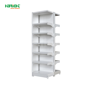Highbright Low MOQ Colorful Single <strong>Double</strong> <strong>Sided</strong> Customized Metal Supermarket <strong>Shelving</strong> - Product Image 5