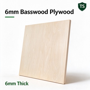 Plaques de contreplaqué de tilleul personnalisables 6 mm, feuilles de tilleul 4x4, 6x6, 8x8, 12x12 pouces pour découpe laser, gravure CNC, modélisme et artisanat DIY - Product Image 3