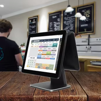 Pantalla Táctil de 15.6 Pulgadas, Resolución 1366x768, Windows/Android, N2840/I3/I5, Sistema POS Todo en Uno, Bluetooth/WiFi, para Restaurantes y Comercios