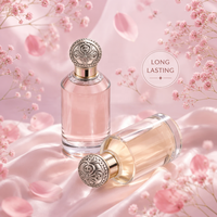 Parfum de luxe pour femmes aux notes florales et fruitées, parfum naturel longue durée, vaporisateur élégant, style arabe, utilisation quotidienne, flacon en verre
