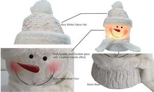 Lampe de noël électroluminescente en résine, ronde, en <span class=keywords><strong>boule</strong></span> de <span class=keywords><strong>neige</strong></span> en verre de cristal, avec cadeaux et artisanat, nouveau - Product Image 4