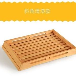 Plateau à pain en bois massif GeyouNuosi, design en treillis, capacité de charge de 3 à 5 kg, pour présentation en boulangerie - Product Image 5