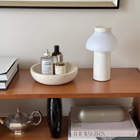 Bol en marbre travertin beige SAIDKOCC D15 ou 20 cm, 7,87 pouces, bol rond en pierre, décoration d'intérieur, plateau à fruits, à noix, à bijoux