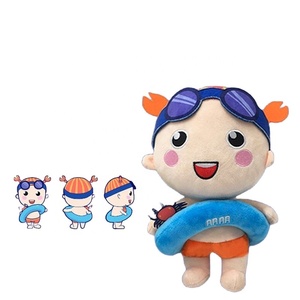 Jouet en peluche personnalisé UYEAH, adorable lapin bleu de dessin animé, OEM CE EN71, peluche douce, personnage animal en peluche, jouet en peluche pour cadeaux - Product Image 2