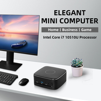 Core 10th I3 I5 I7 Barebones Mini PC Win 10 Pro Desktop Gaming Pc Gamer Computer Nuc HD DP Dual 4K Display M.2 SSD HDD Wifi