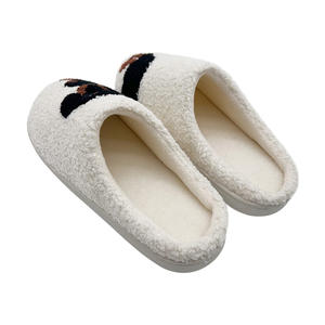 Femmes hommes mignon teckel <span class=keywords><strong>chien</strong></span> pantoufles floue mémoire mousse anti-dérapant doux dessin animé intérieur en peluche pantoufles - Product Image 3
