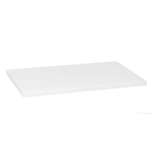 Planche à découper en polyéthylène blanc 60 × 40 × 2 h cm, sans butée de positionnement - Product Image 1