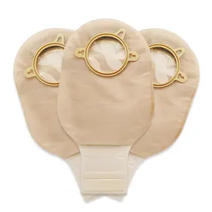 BLUENJOY Medical Ostomy Bag 75mm Manufacturer Made In China 2 Pieces Lock Rng Mechanism To Assure A Security