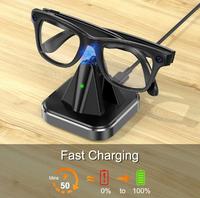 Station de charge pour lunettes Meta Ray-Ban Wayfarer/Wayfarer Large/Skyler/Headliner/Blayzer Optics/Scriber Optics/HSTN