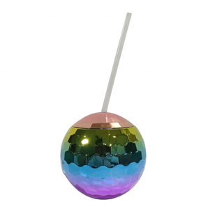 Koi 20 OZ Dégradé Couleur Disco Ball Tasse Cocktail Tumbler Nouveauté Tasse À Boire pour Bar Party Restaurant Noël Réutilisable - Product Image 4