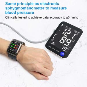 Monitor de Presión Arterial de Brazo Clínicamente Preciso con Índice de la OMS, Brazalete Ajustable, Monitor de Presión Arterial Portátil - Product Image 2