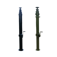 Mástil Telescópico Portátil con Antena Manual y Motorizada para Torre de Cámara CCTV Retráctil