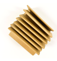 Protecteur d'angle en papier kraft écologique JZD avec panneau en L renforcé anti-collision pour emballage à angle droit