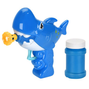 <span class=keywords><strong>Pistolet</strong></span> à bulles manuel en forme de requin de dessin animé, jouet à bulles à tremper et à souffler, cadeau de fête, jouets pour enfants - Product Image 1