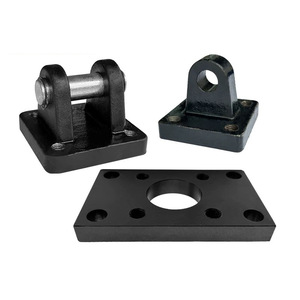 Pièces de vérin hydraulique, support de montage simple ou double, acier CACB MOB30 40 50 63 100 125CA CB - Product Image 1