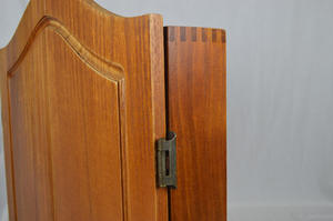 Commercial Grade Solid Wood Dartboard Cabinet Set - High-End Display <strong>Case</strong> with Accessories for Pub &amp; Gym Games - Product Image 6