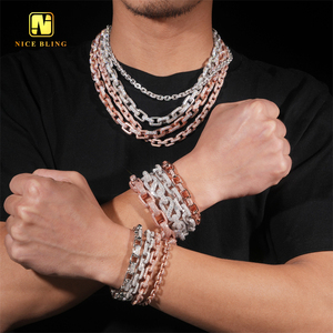 רב סגנון קובן חן של היפ הופ 5.2 מ "מ-15 מ" מ-קובן שרשרת שרשרת קוואן יהלום קוואן - Product Image 2