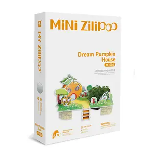 Zilipoo सबसे अच्छा बेच खिलौने बच्चों 3D मिनी रोपण पहेली खिलौने बच्चों के लिए