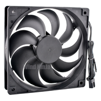 DF1202512B2UN 12cm 120mm 120x120x25mm DC12V 0.37A 4.44W 4pin 6000rpm Ventilateur de refroidissement à deux roulements à billes pour processeur d'ordinateur Prestige P100