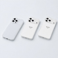 Coque de téléphone transparente de luxe C0042 pour iPhone 17 Air 16 15 14 13 12 11 18 Pro Max Ultra, antichoc en TPU