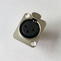 Connecteurs femelles, 3 broches, XLR, 20 pièces, pour montage de panneau, châssis, prise pour Microphone et micro mélangeur avec bouton de pression