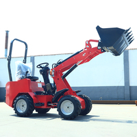 Chargeuse sur pneus 4x4 la plus vendue, mini-chargeuse agricole, mini-chargeuse télescopique frontale pour travaux agricoles et de construction