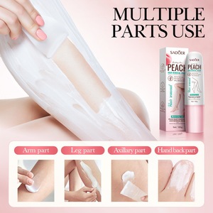 Vente en Gros de Soins du Corps Peau Lisse et Douce Clair et Rafraîchissant Crème Dépilatoire aux Aisselles à la Pêche 100g - Product Image 4