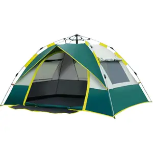 Wholesale Custom Outdoor Waterproof Rescue Hiking Tourism Beach Tent Free Construction Big Foldable Family Camping Tent