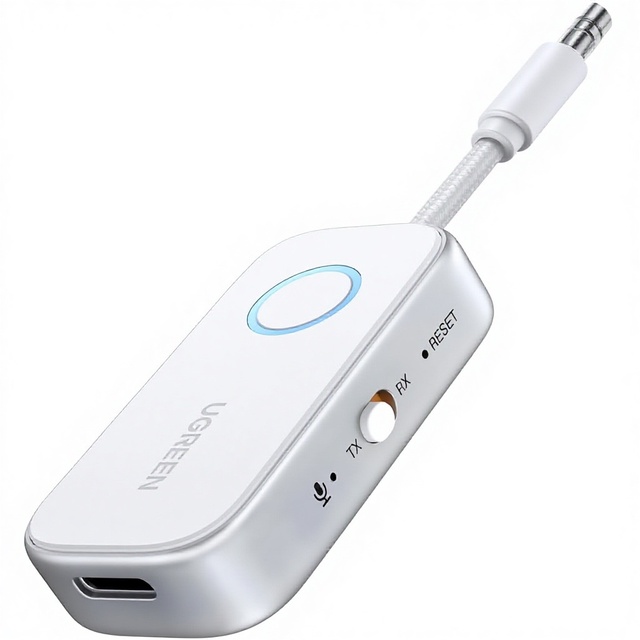 UGREEN CM872 Airplane 5.4 Transmitter Receiver Headphones Airplane Travel Essentials 2 in 1 Wireless Adapter