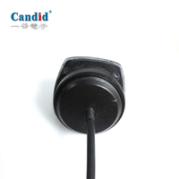 Cámara de visión trasera oculta para coche, mini cámara de marcha atrás de color negro