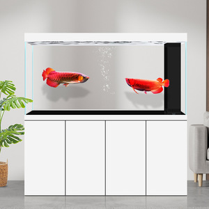 Acquario Rettangolare Super Bianco con Filtro Ecologico sul Fondo, Garanzia di 2 Anni, per Soggiorno, Ingresso, Vasca per Pesci Rossi - Product Image 6