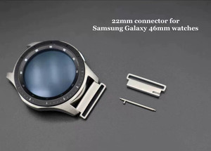 Adaptateur de connecteur de bracelet de montre en métal en acier inoxydable 316l 18mm 20mm 22mm pour <span class=keywords><strong>Fibit</strong></span> Versa pour Samsung Galaxy Watch 4 5 - Product Image 2