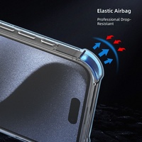 Coque de téléphone transparente en TPU souple pour cartes T040 iPhone 11 12 13 14 15 16 17 18 Pro Max Plus 17 Air avec porte-cartes