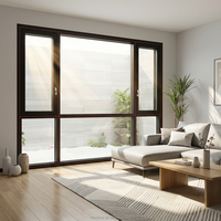 Ventana Abatible de PVC-U AOSTTER con Triple Acristalamiento Insonorizado 45dB, Perfil Multicámara Hermético para una Vida Silenciosa
