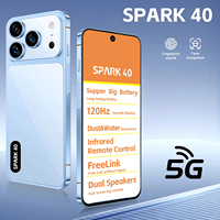 SPARK 40 Versión Global, Teléfono Inteligente 5G con Doble SIM, Pantalla de 7.3 Pulgadas, Batería de Más de 2499 mAh, Deca Core, Android 8.1, 78MP+108MP, Desbloqueo Facial