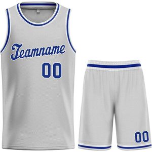 Maillot et short de basket-ball personnalisés pour hommes, uniforme avec nom et numéro personnalisés, vêtements de sport respirants sublimés, unisexe, adulte - Product Image 1