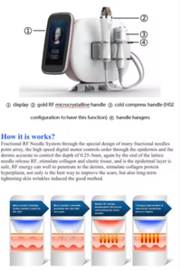Dispositivo Portátil de Microagujas RF 2 en 1, Diseño Más Reciente 2026, con Puntas Aislantes para Eliminación de Cicatrices, Reafirmación y Tensado de la Piel - Product Image 3