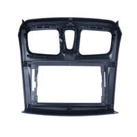 Meihua Cadre de montage DVD de voiture 9 pouces UV noir ABS avec faisceau de câblage pour Renault Sandero Logan 2015-2018 CE Easy