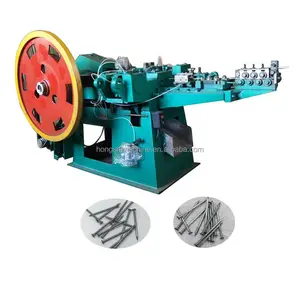 Industrial Iron Wire Nail Making Wire Common Nail Making Machine Automatic Steel Making Nails 30-80mm Length 180 Pcs/min